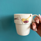 Ink Press Stack Of Cups "Bird"