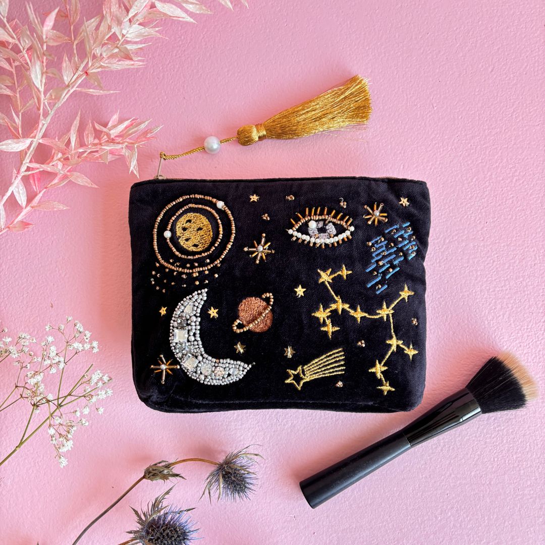 After Dark Black Makeup Bag