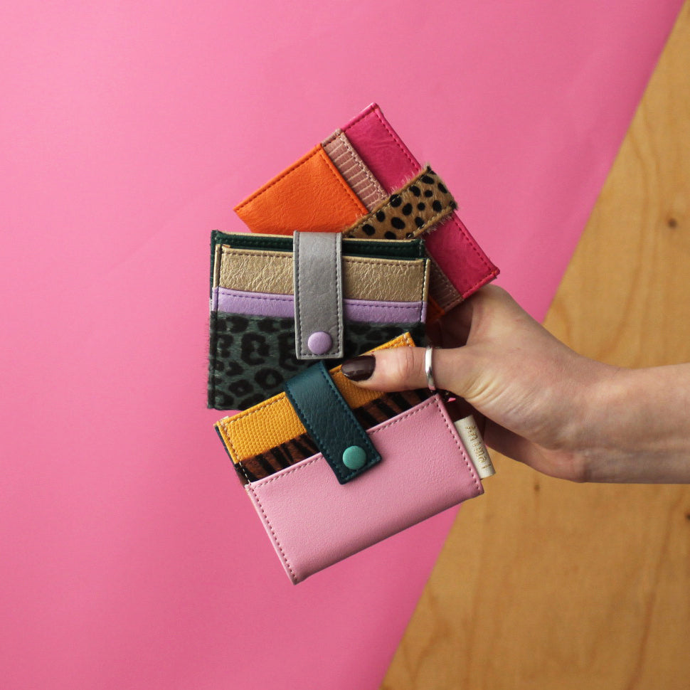 Animal Cheetah Print Fold Over Purse