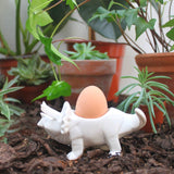 Origami White Egg Cup