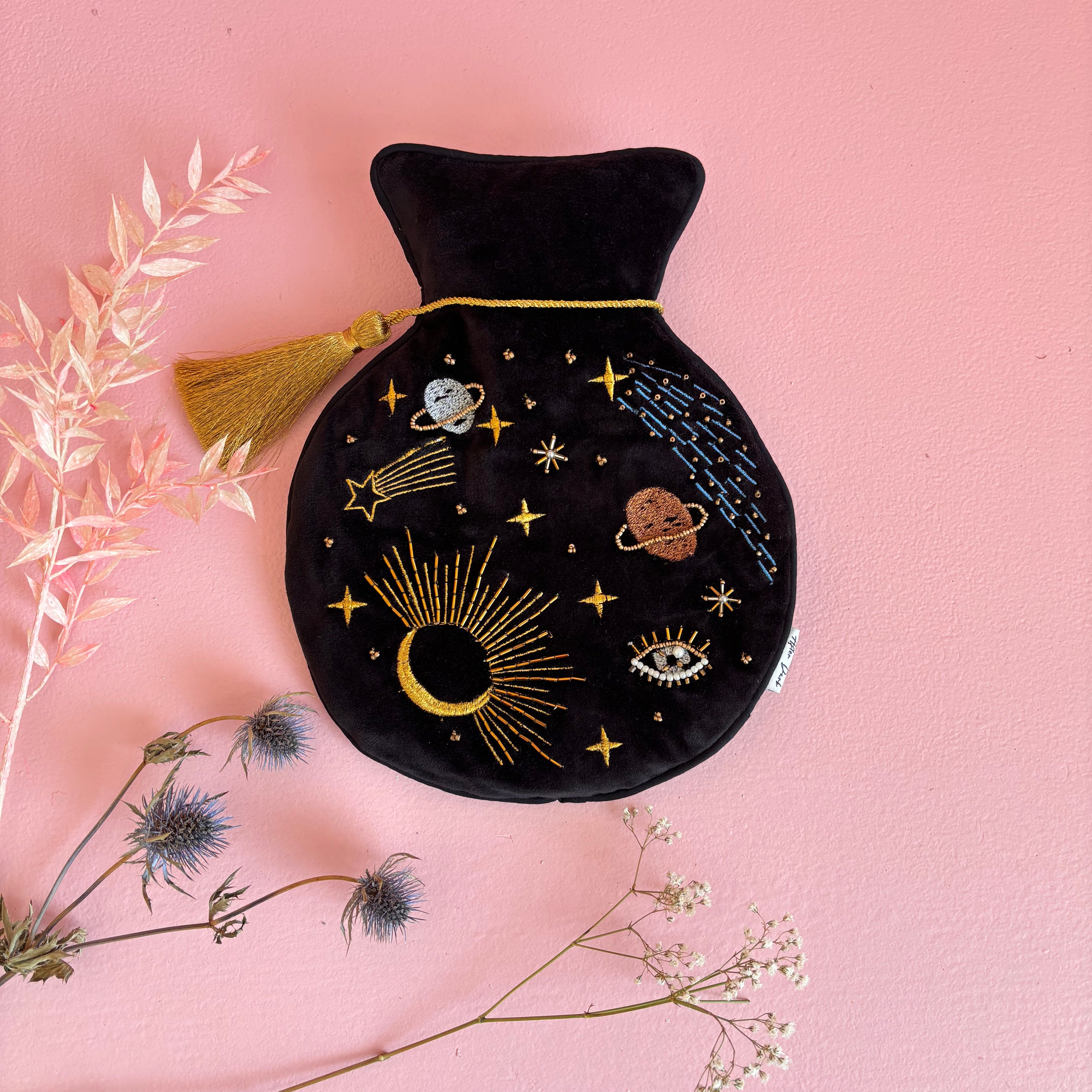 After Dark Black Hot Water Bottle