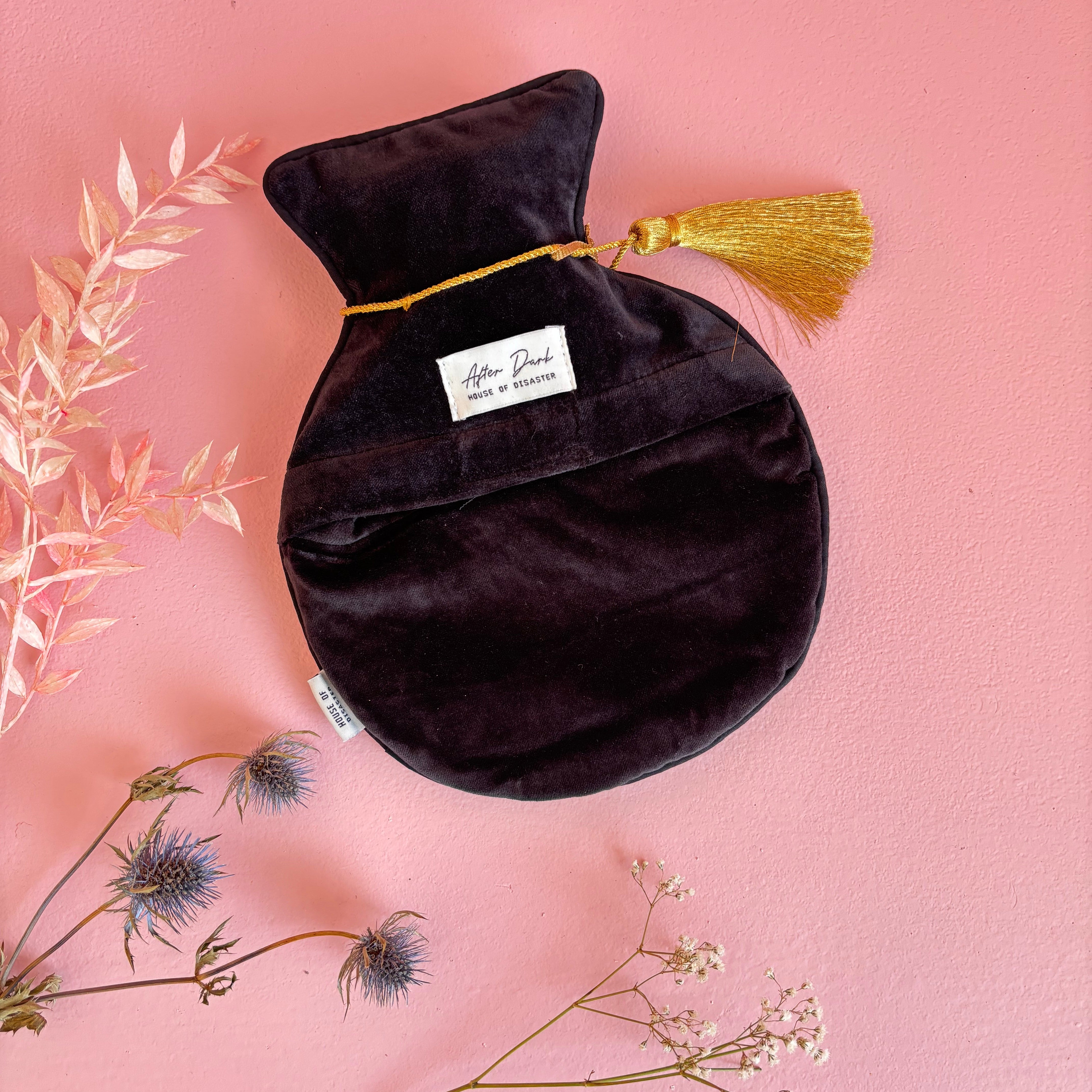 After Dark Black Hot Water Bottle