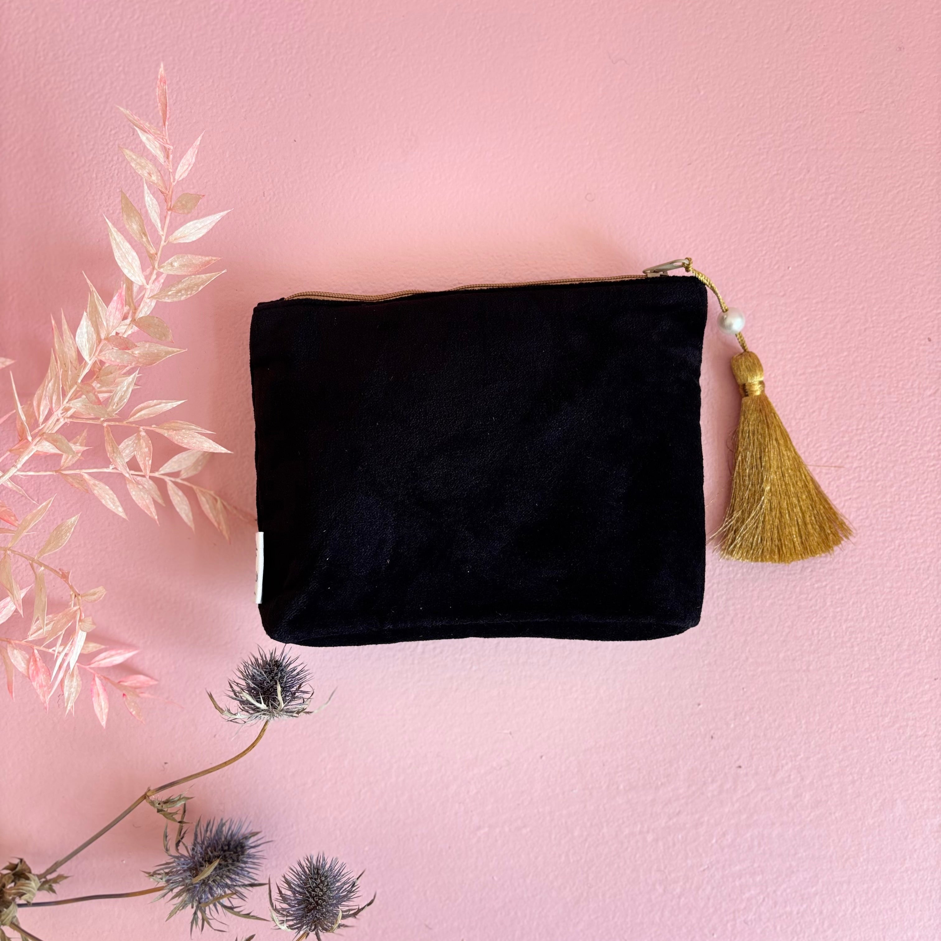 After Dark Black Makeup Bag
