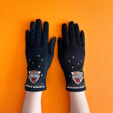 Inked Embroidered Tiger Gloves
