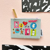 Moomin Denim Zip Purse
