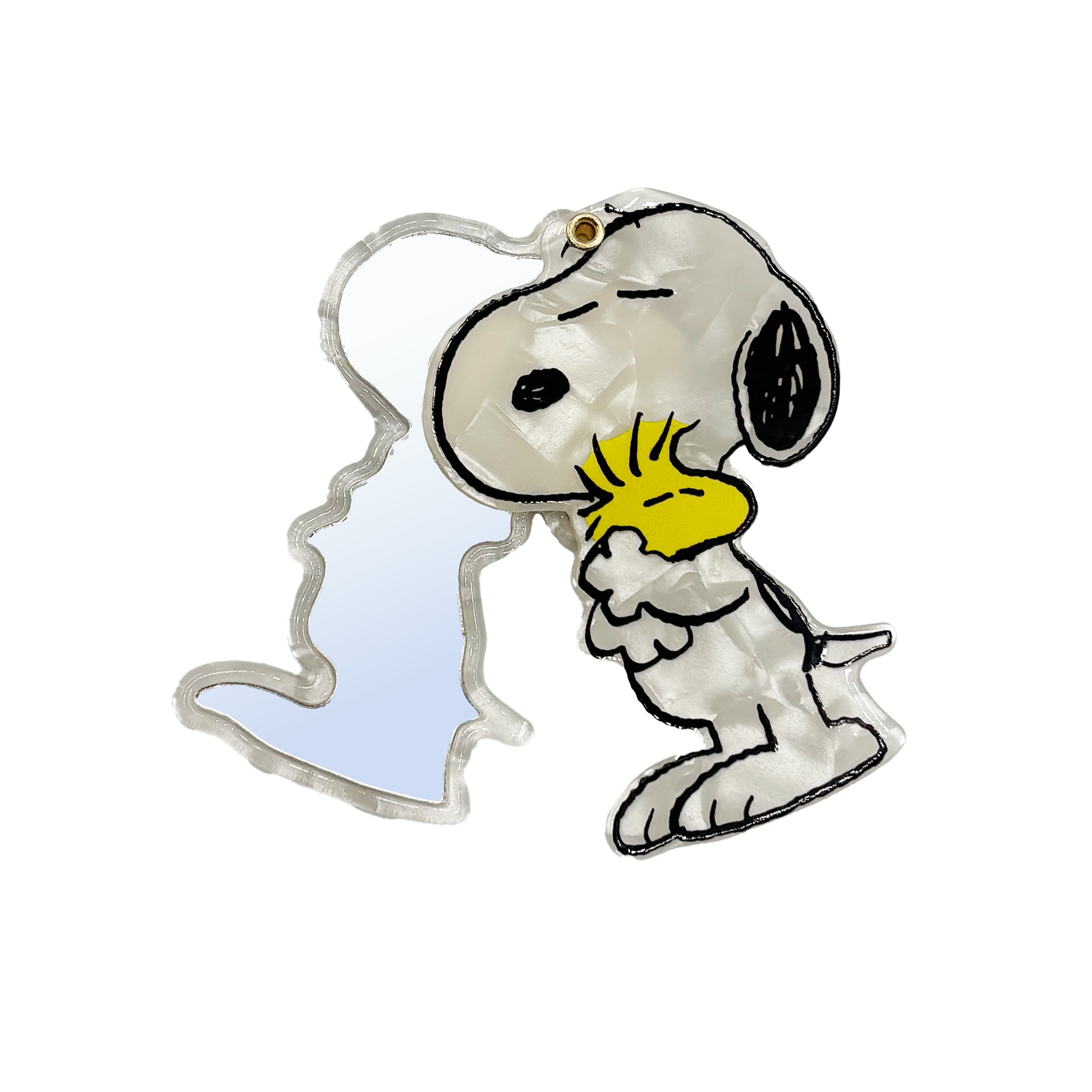 Peanuts Hugging Woodstock Compact Mirror