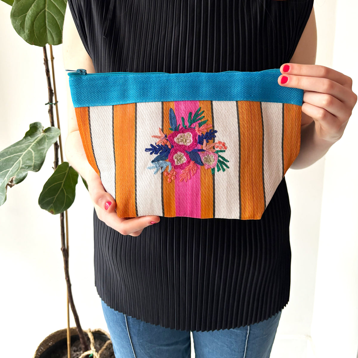 Posy Floral Recycled Pouch