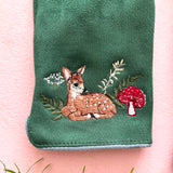 Secret Garden Embroidered Deer Gloves