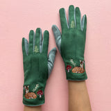 Secret Garden Embroidered Deer Gloves