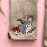 Secret Garden Embroidered Hedgehog Glove