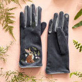 Secret Garden Embroidered Rabbit Gloves