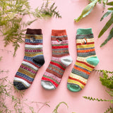 Secret Garden Fox Fair Isle Socks