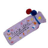 Small Talk 'Please leave Snacks' Hot Water Bottle