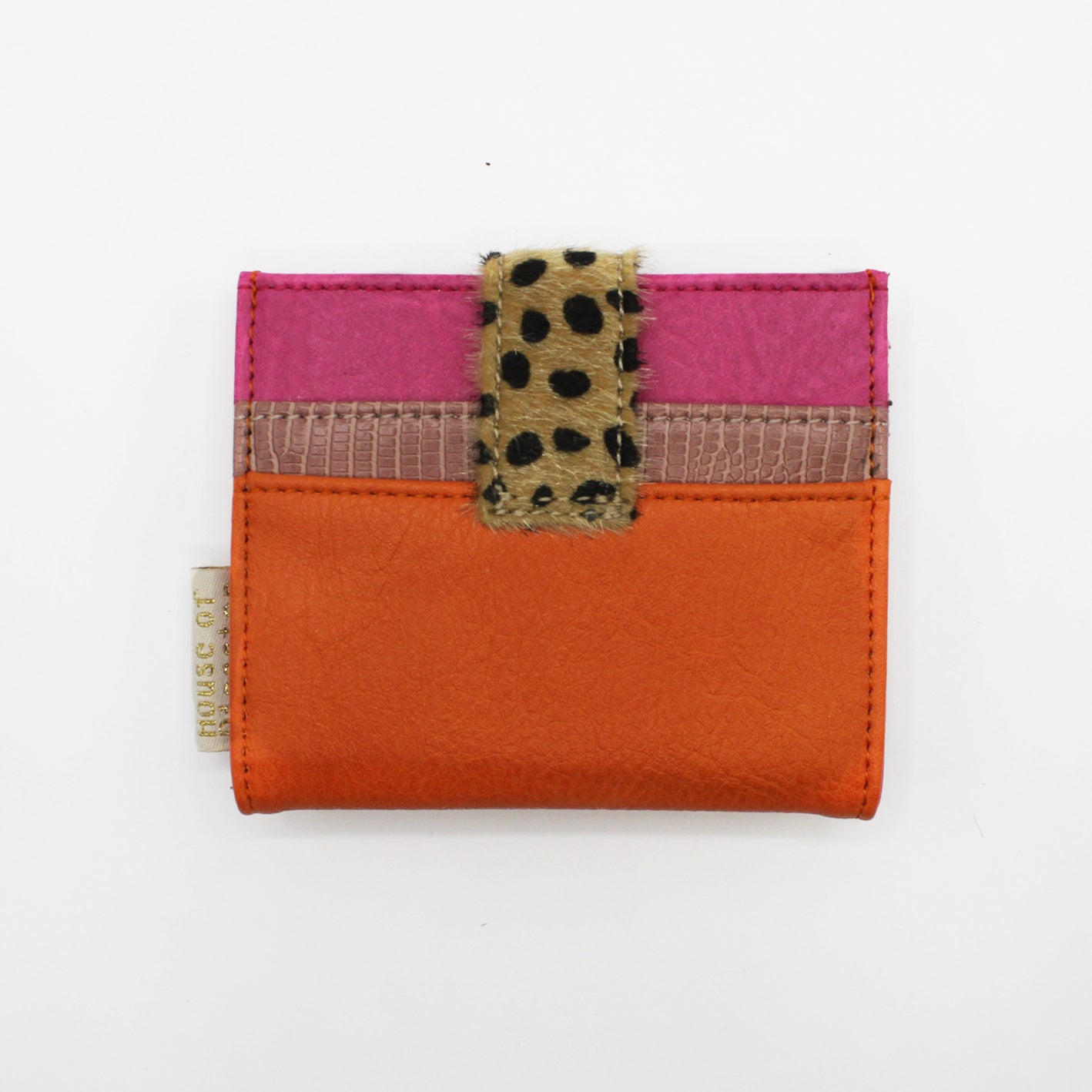 Animal Cheetah Print Fold Over Purse - House of Disaster