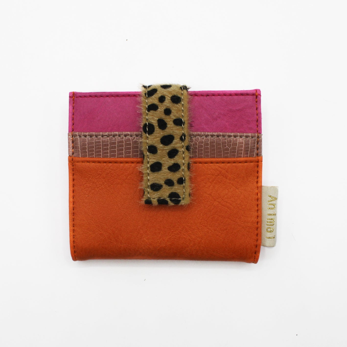 Animal Cheetah Print Fold Over Purse - House of Disaster