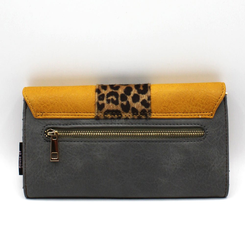 Animal Leopard Print Wallet - House of Disaster
