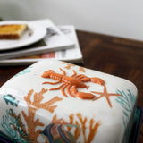 Coral Lobster Butter Dish - House of Disaster