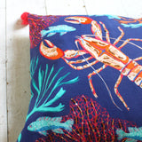 Coral Lobster Cushion - House of Disaster