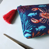 Coral Lobster Make up Bag - House of Disaster