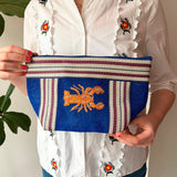 Coral Lobster Recycled Pouch - House of Disaster