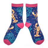 Coral Lobster Socks - House of Disaster