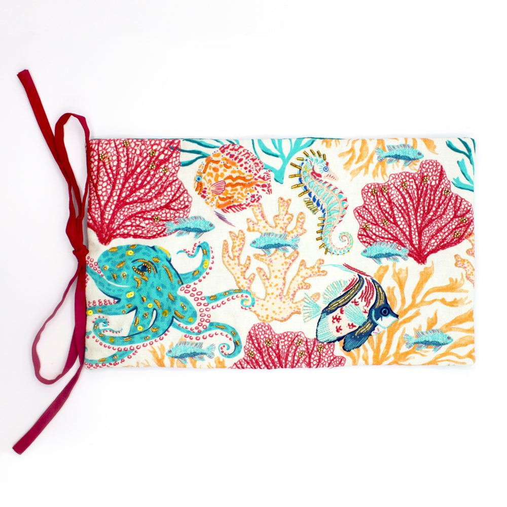 Coral Sea Jewellery Roll - House of Disaster