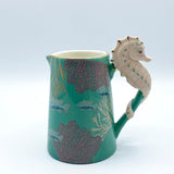 Coral Seahorse Jug - House of Disaster