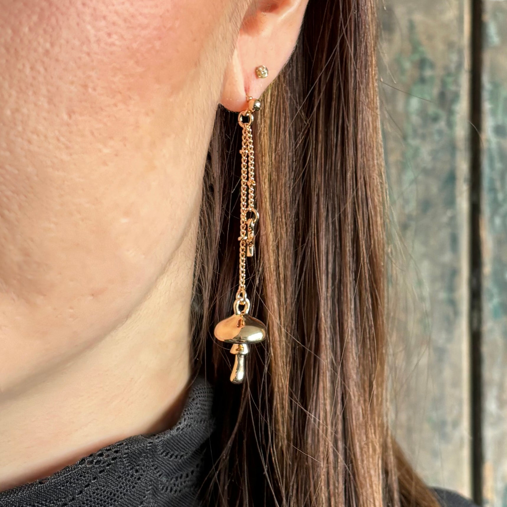Forage Gold Earrings - House of Disaster