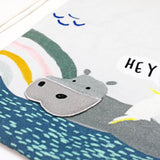 Little Arc Hippo Drawstring Bag - House of Disaster