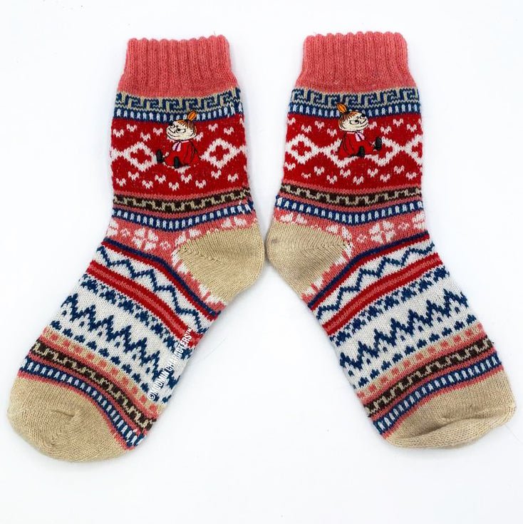 Moomin Fair Isle Little My Socks - House of Disaster