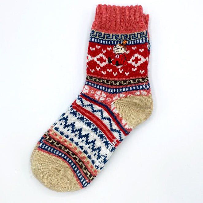 Moomin Fair Isle Little My Socks - House of Disaster