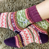 Moomin Fair Isle Snorkmaiden Socks - House of Disaster