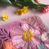 Posy Hot Pink Clutch Bag - House of Disaster