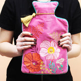 Posy Hot Pink Hot Water Bottle - House of Disaster