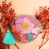Posy Hot Pink Round Purse - House of Disaster