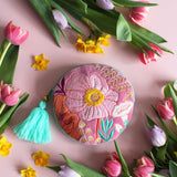 Posy Hot Pink Round Purse - House of Disaster