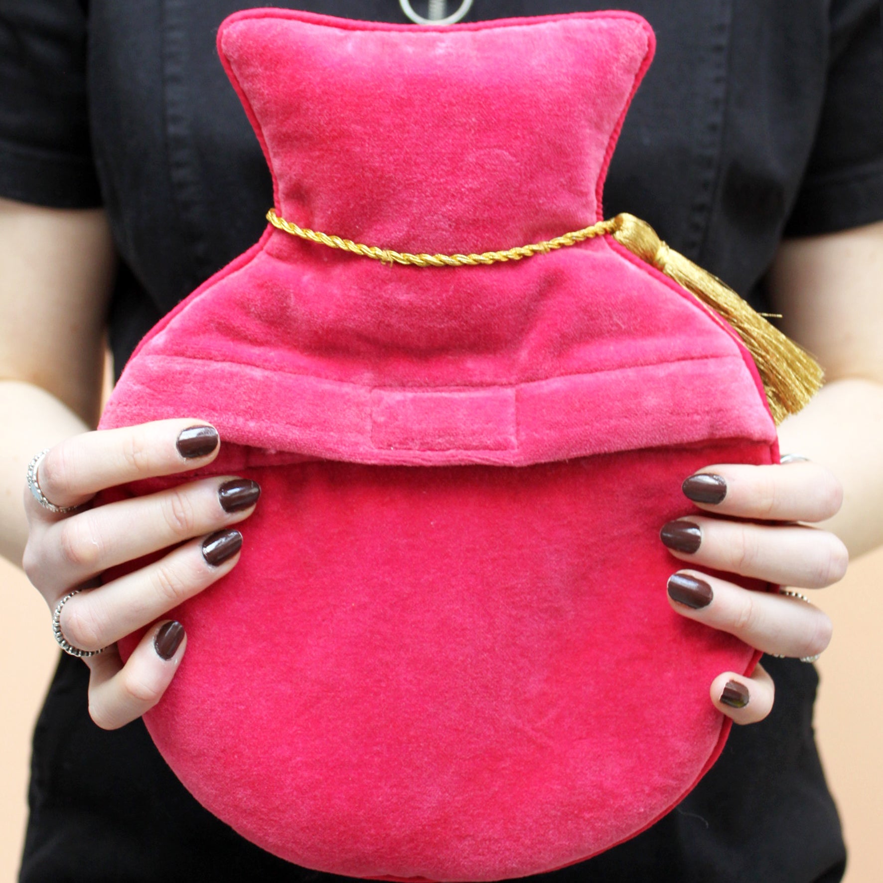 Posy Orange Hot Water Bottle - House of Disaster