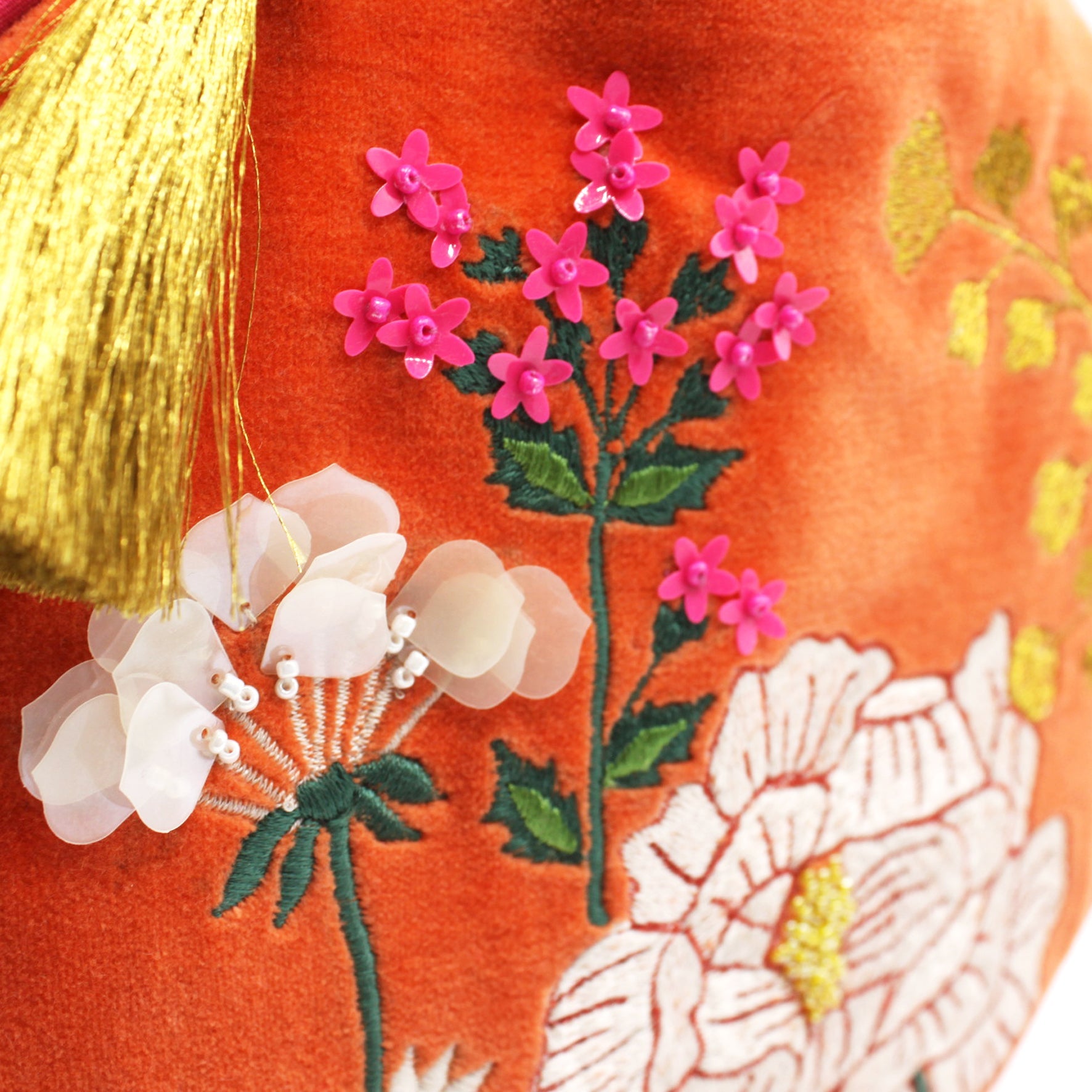 Posy Orange Hot Water Bottle - House of Disaster