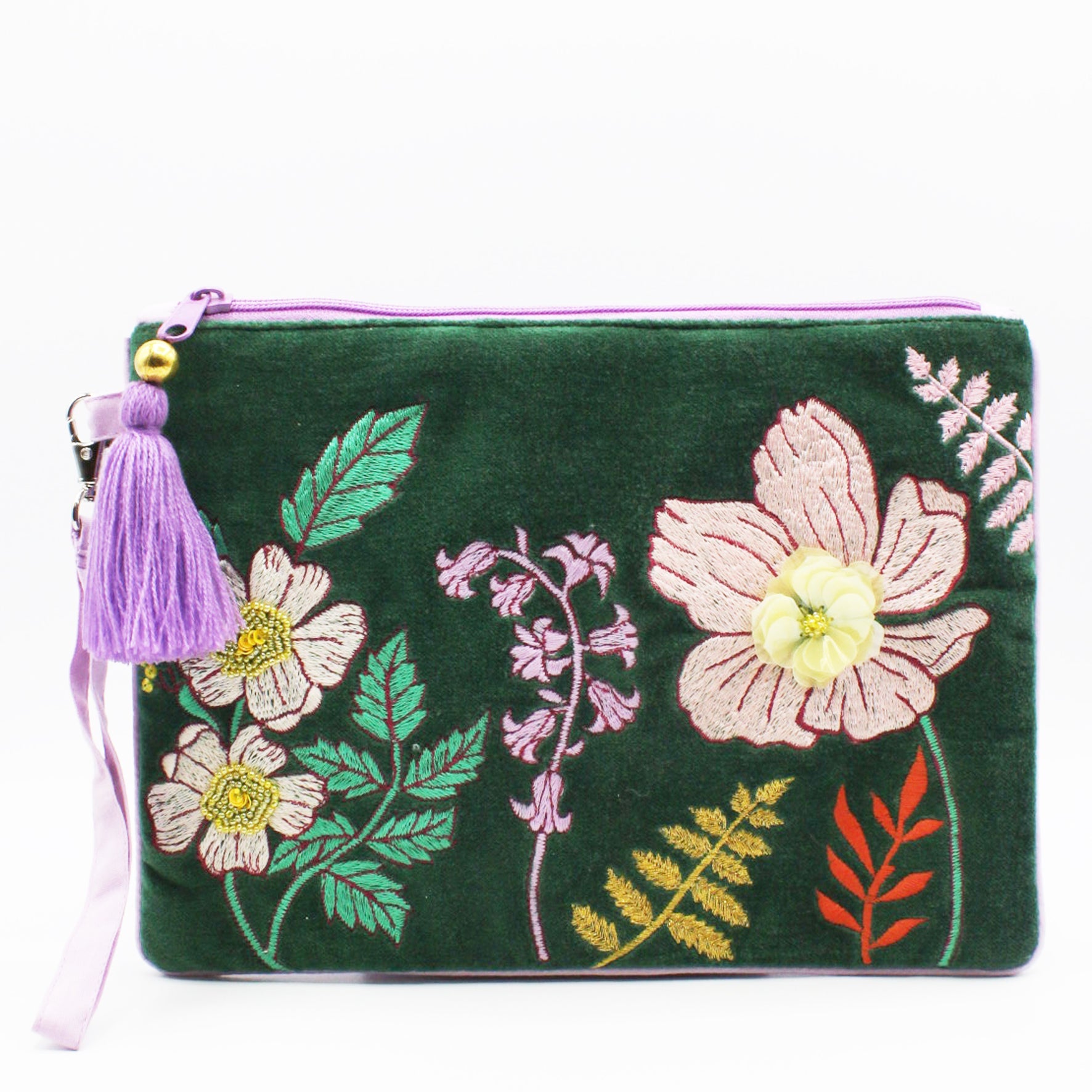 Posy Teal Clutch Bag - House of Disaster