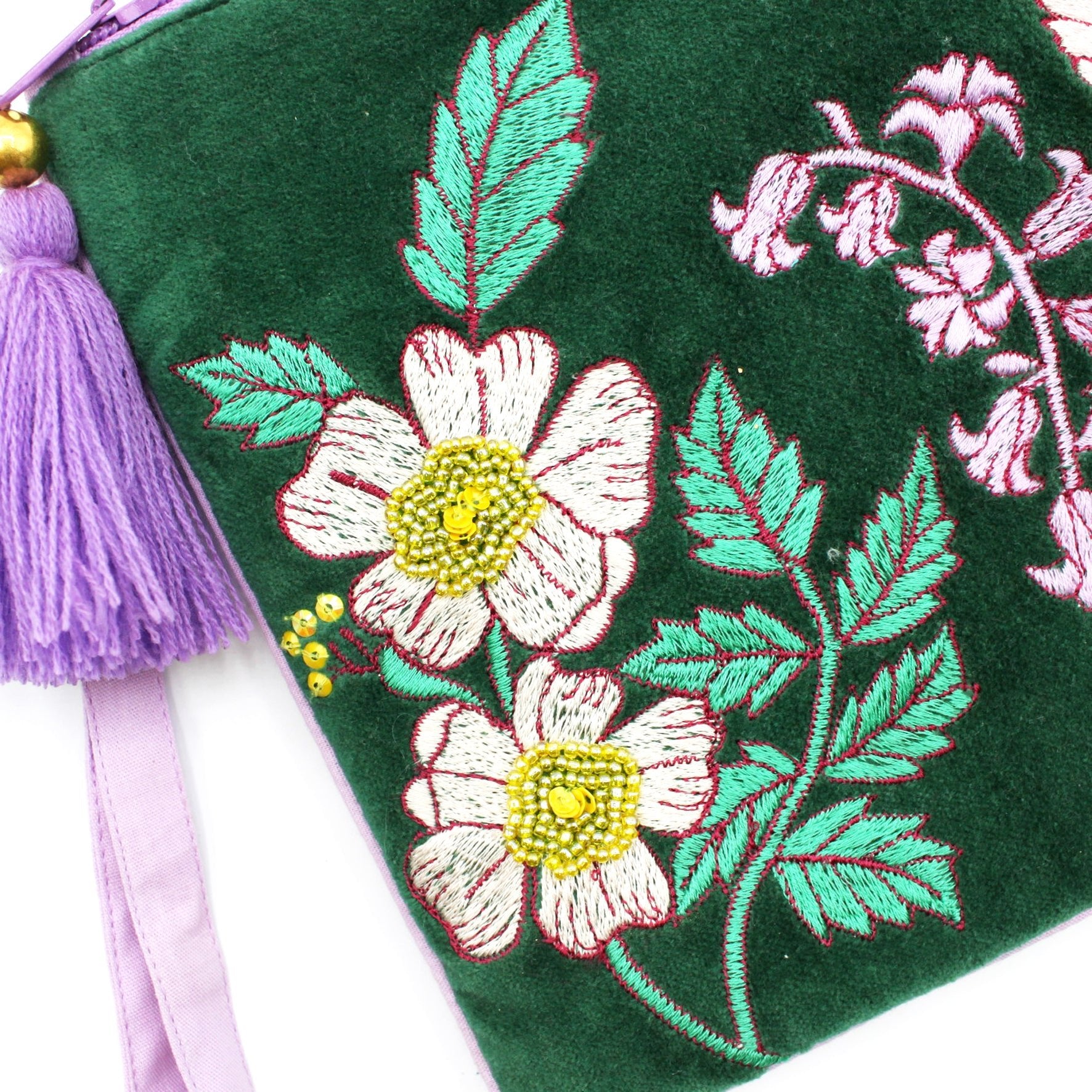 Posy Teal Clutch Bag - House of Disaster