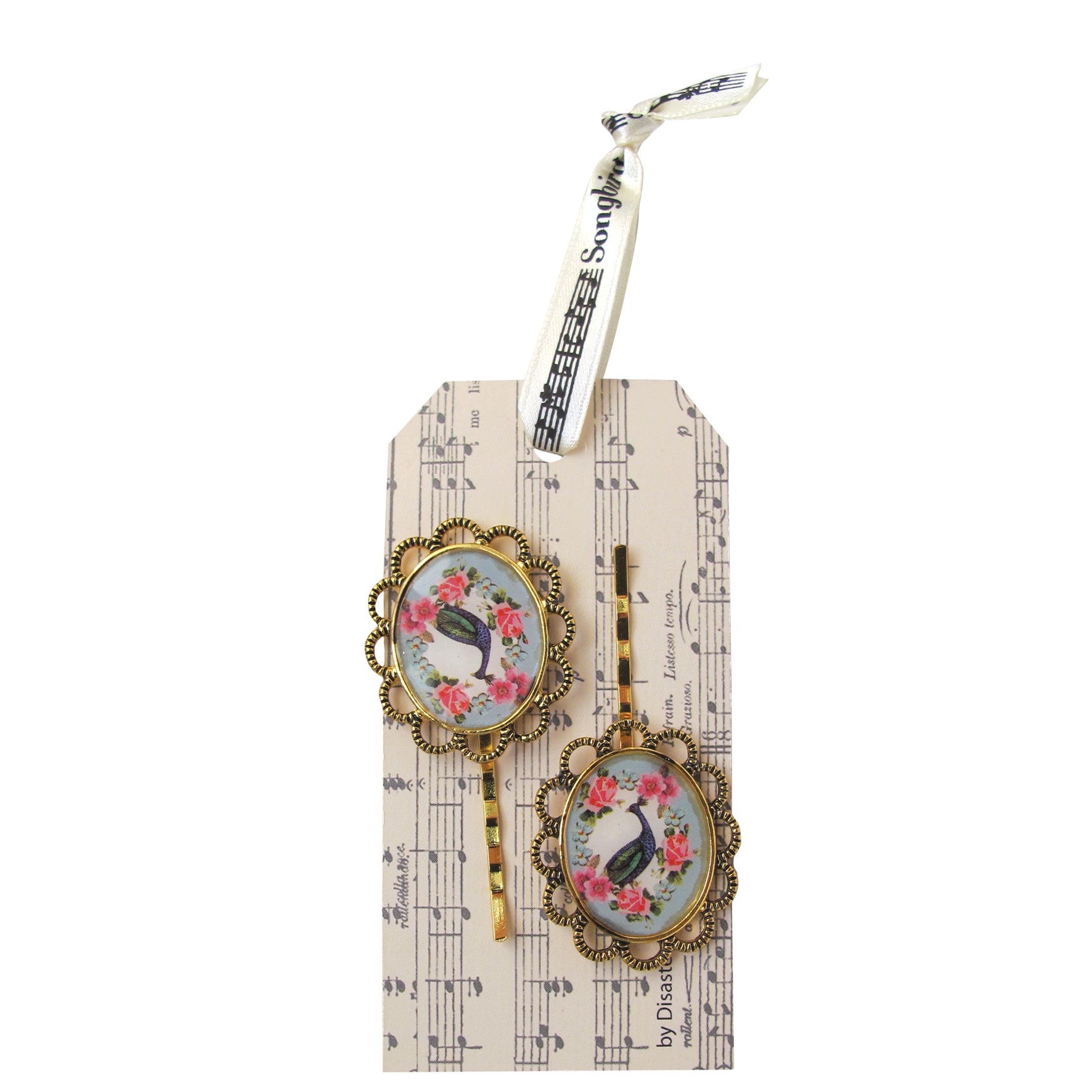 Songbird Cameo Hair clips