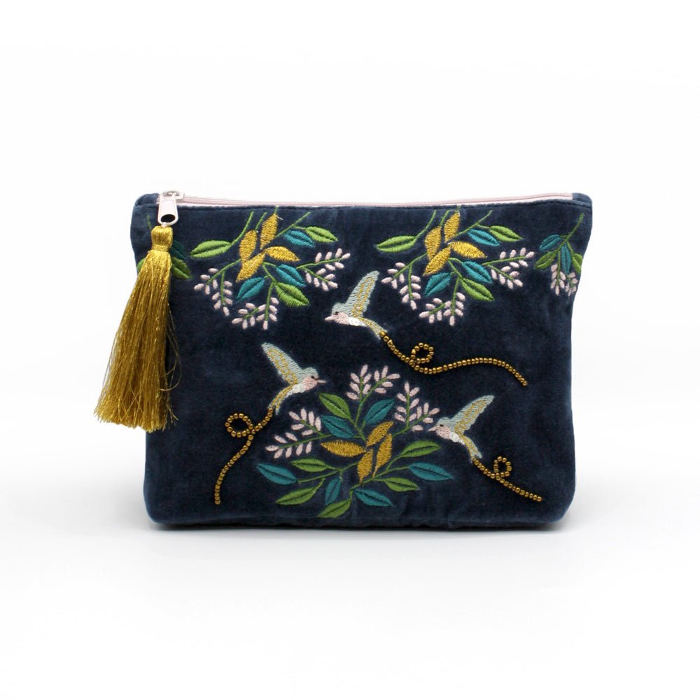 Secret Garden Bird Make Up Bag - House of Disaster