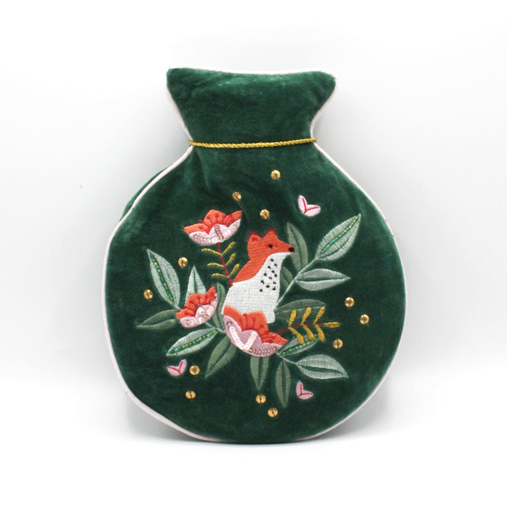Secret Garden Fox Hot Water Bottle - House of Disaster