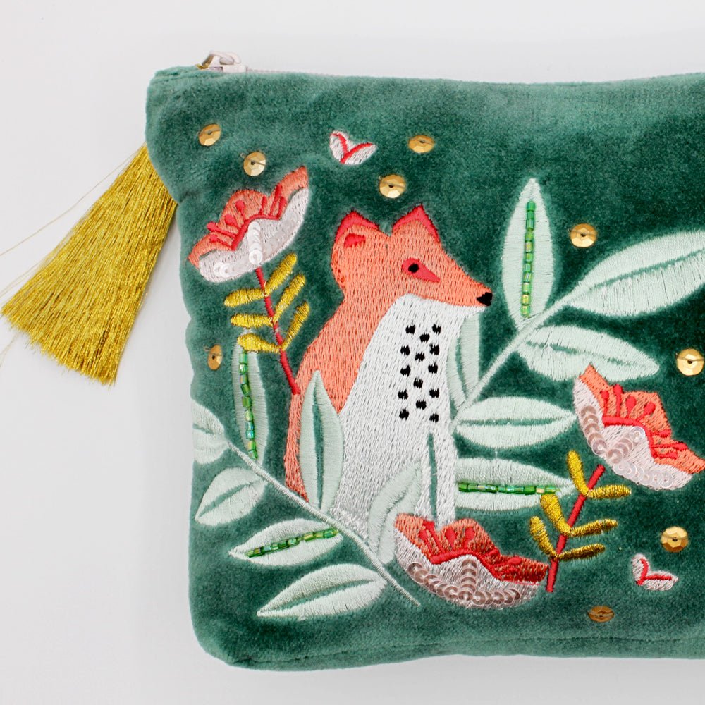 Secret Garden Fox Make Up Bag - House of Disaster