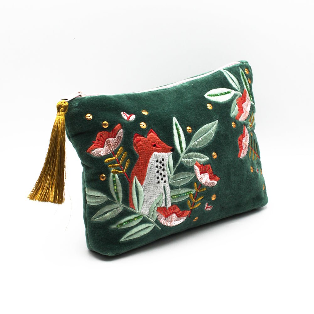 Secret Garden Fox Make Up Bag - House of Disaster