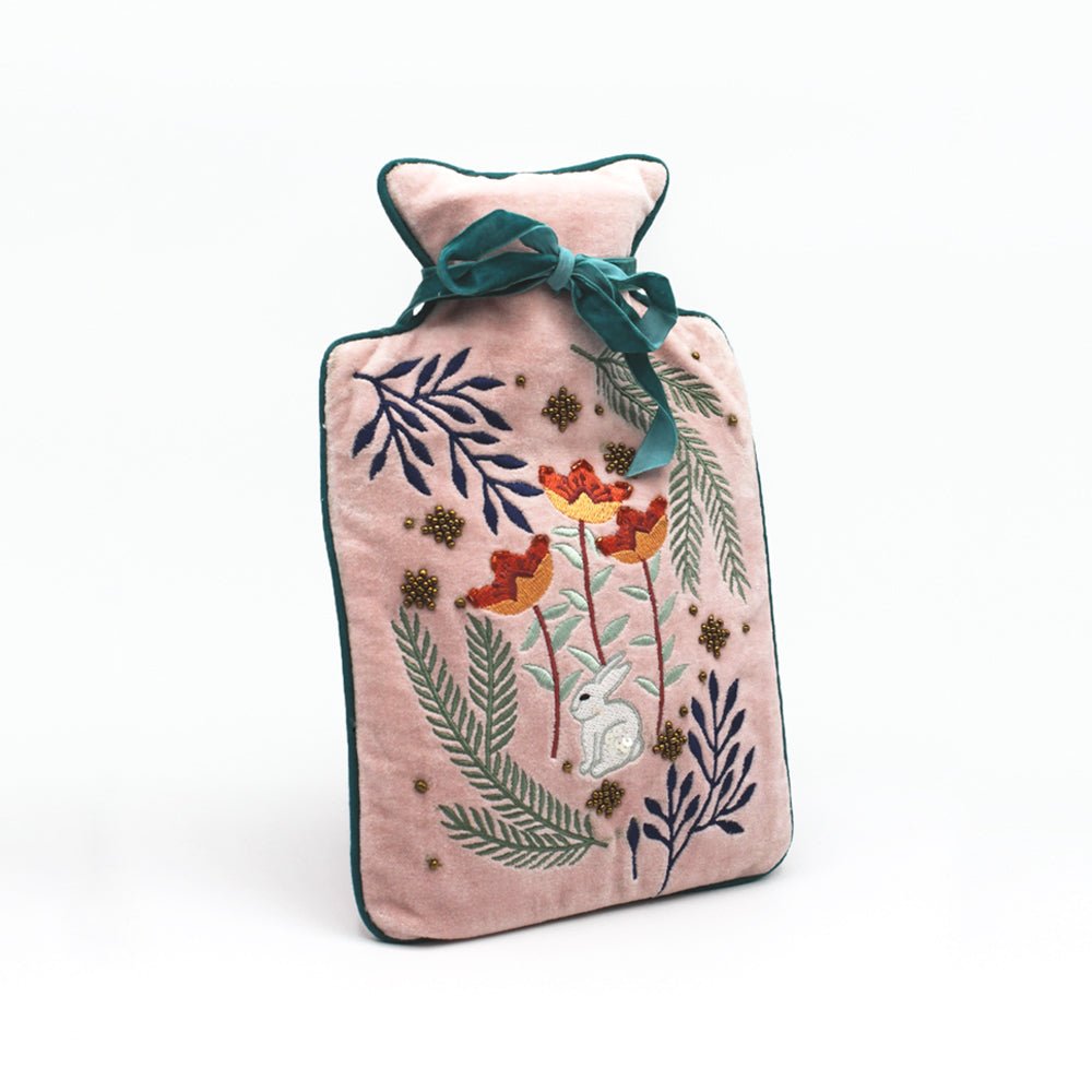 Secret Garden rabbit Hot Water Bottle - House of Disaster