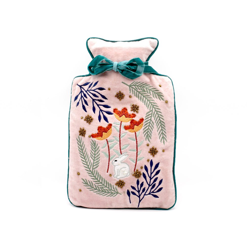 Secret Garden rabbit Hot Water Bottle - House of Disaster