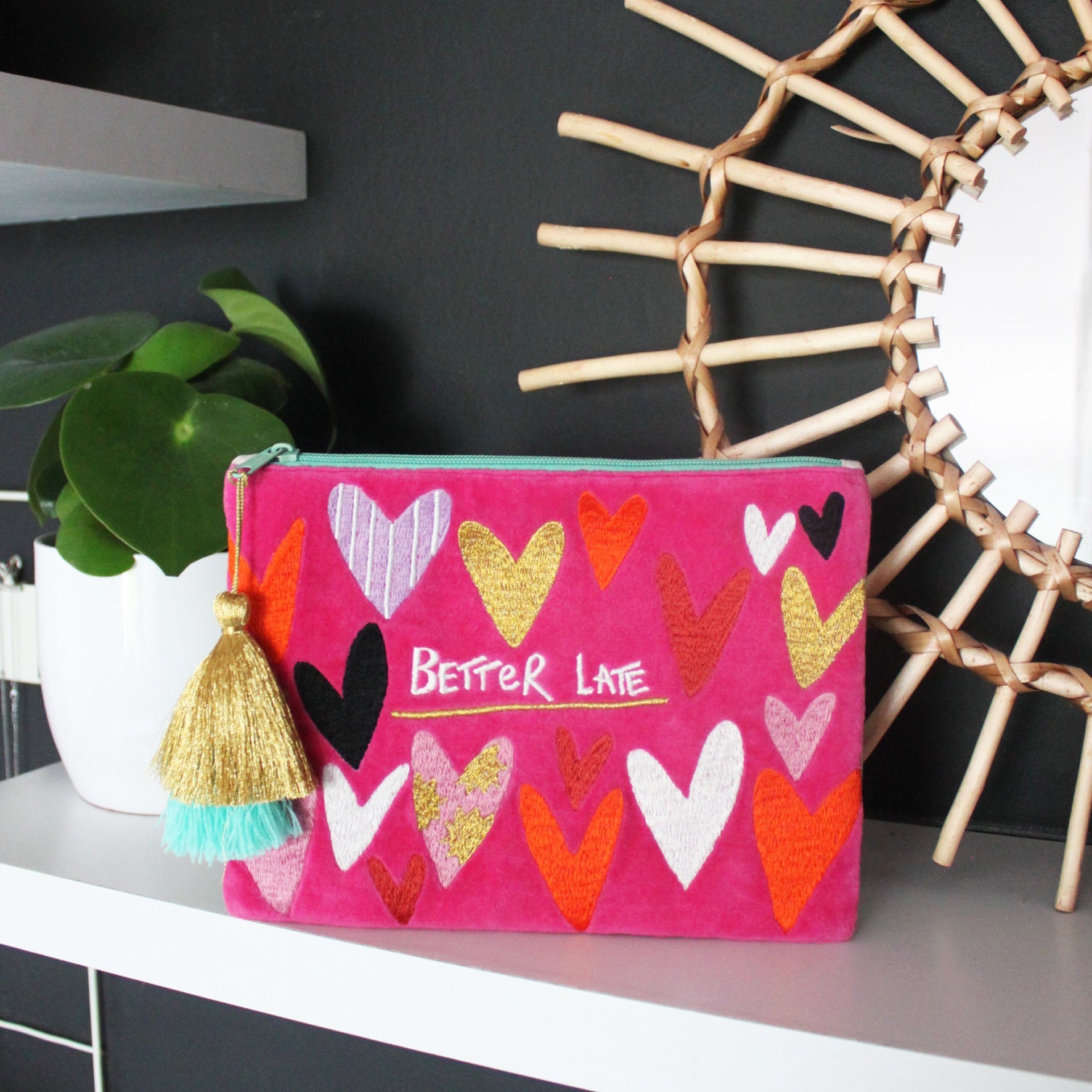 Small Talk Clutch Better Late than Ugly - House of Disaster