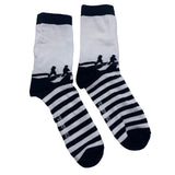 The Beatles Abbey Road Stripy Socks - House of Disaster