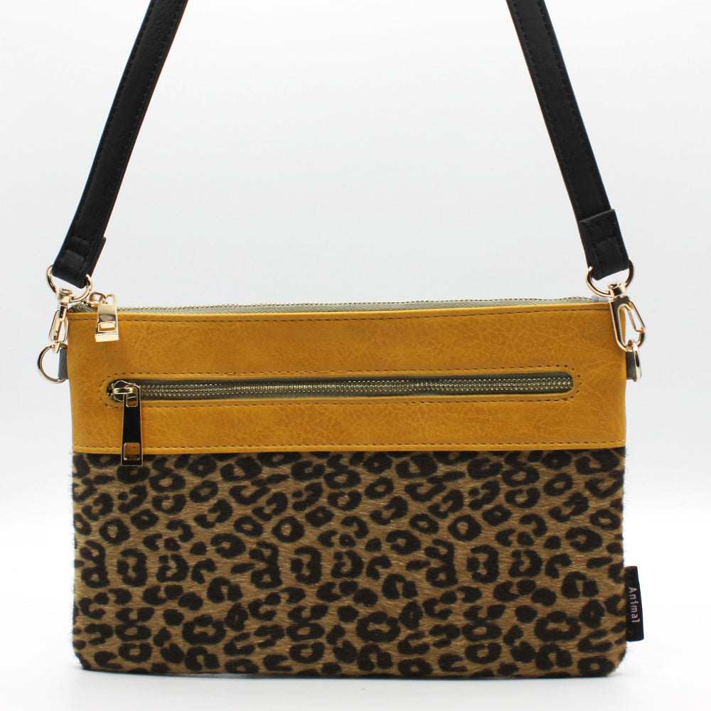 Animal Leopard Print Clutch Bag